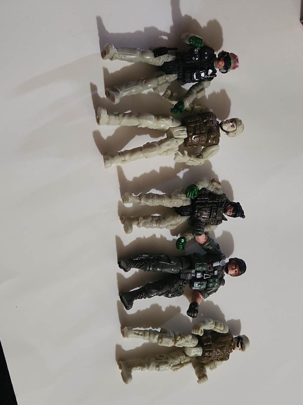 Lot Of 5 -  Chap Mei Army Military & Police Mixed Action Figures